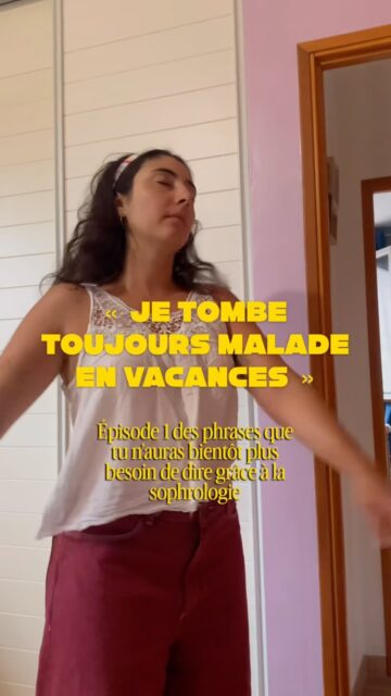 « Je tombe malade à chaque vacances. C’est toujours la même chose. »Ça te parle ?C’est normal et ce n’est pas un hasard. Si tu ne donnes pas d’espace à ton corps pour relâcher et évacuer le reste de l’année, il attend le seul moment où tu baisses vraiment la garde : tes vacances. C’est là qu’il se permet, enfin, de lâcher et de se détendre quitte à tomber malade pour y arriver.La bonne nouvelle, c’est que tu n’as pas besoin d’attendre les congés pour ça. Tu as les ressources en toi pour donner à ton corps cet espace bien avant, pour qu’il arrive à tes vacances déjà allégé, pas en train de craquer.👉 Donne à ton corps l’espace pour évacuer et se détendre avant tes congés. Réservation via le lien dans ma bio.Et toi, ça t’arrive à chaque fois ou seulement certaines années ? Dis-le-moi en commentaire 👇